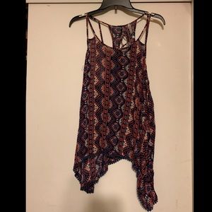 Tribal print tank top